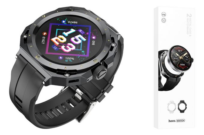 Смарт часы HOCO Y14 Smart sport watch (черные)