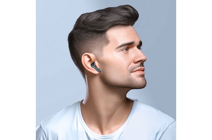 Наушники вакуумные беспроводные HOCO EQ5 Energyl true wireless BT headset (черный)