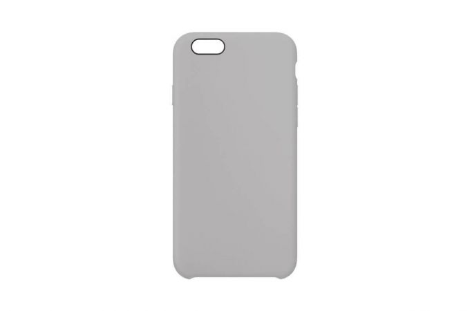 Чехол для iPhone 6 Plus/6S Plus Silicone Case Soft Touch (светло-серый)