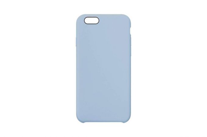 Чехол для iPhone 6 Plus/6S Plus Silicone Case Soft Touch (светло-голубой)