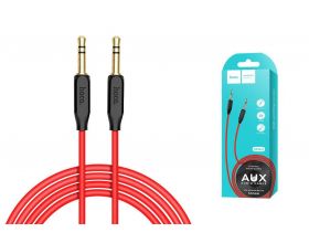 Кабель аудио AUX HOCO UPA11 AUX 3.5 1 метр черный