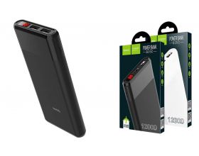 Универсальный дополнительный аккумулятор Power Bank HOCO B35C Entourage mobile (12000 mAh) (черный)