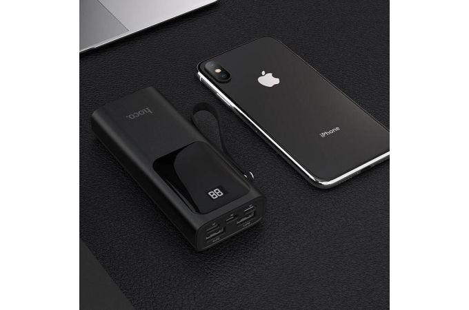 Универсальный дополнительный аккумулятор Power Bank HOCO J41 (10000 mAh) (черный)