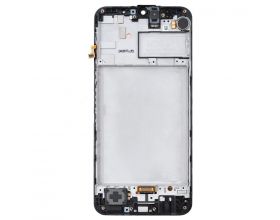 Дисплей для Samsung M215F/ M307F Galaxy M21/ M30s Black в сборе с тачскрином + рамка, 100%