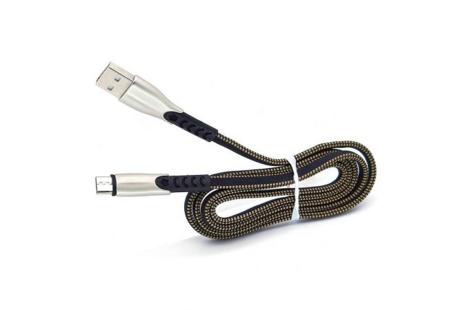Кабель USB - USB Type-C Орбита OT-SMT20 2.4A (черный) 1м (в оплетке)
