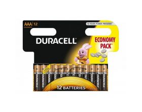 Батарейка алкалиновая Duracell LR03 AAA (упаковка картон, бокс 12 штук)