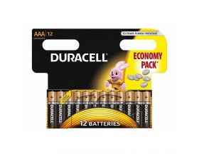 Батарейка алкалиновая Duracell LR03 AAA (упаковка картон, бокс 12 штук)