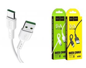 Кабель USB - USB Type-C HOCO X33, 5A (белый) 1м