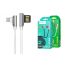 Кабель USB - MicroUSB HOCO U42 2A (белый) 1,2м (в оплетке)