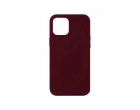 Чехол для iPhone 12 (6.1) Soft Touch (темно-пурпурный)