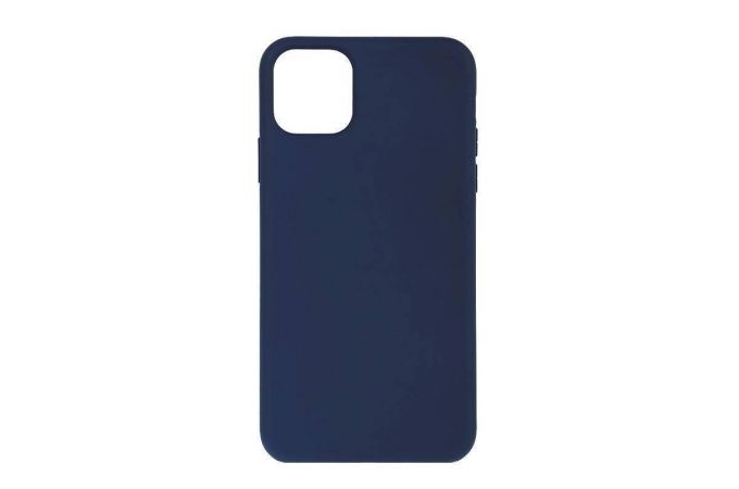 Чехол для iPhone 12 (6.1) Silicone Case Soft Touch (синий кобальт)