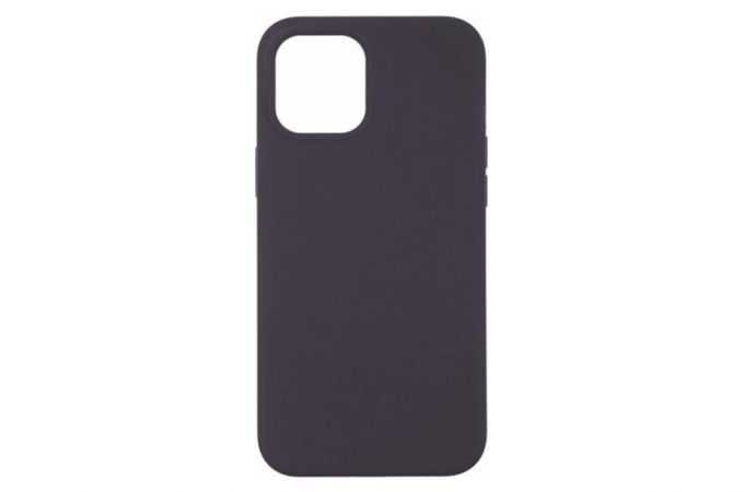 Чехол для iPhone 12 (6.1) Silicone Case Soft Touch (темная олива)