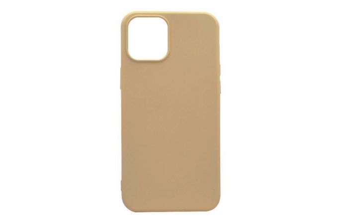 Чехол для iPhone 12 (6.1) Silicone Case Soft Touch (песок)