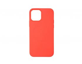 Чехол для iPhone 12 (6.1) Soft Touch (красно-оранжевый)