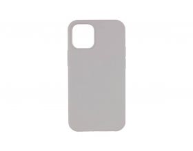 Чехол для iPhone 12 (6.1) Soft Touch (светло-серый)