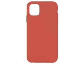 Чехол для iPhone 12 (6.1) Silicone Case Soft Touch (ярко-розовый)
