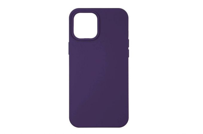 Чехол для iPhone 12 (6.1) Silicone Case Soft Touch (фиолетовый)