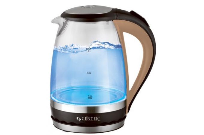Чайник CENTEK CT-0046 2200 Вт, 1,7 л, стекло