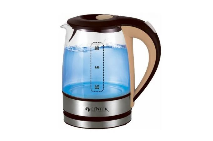 Чайник CENTEK CT-0047 2200 Вт, 1,2 литра, стекло