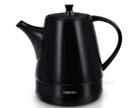 Чайник CENTEK CT-0063 Astana черный 1500Вт, 1,2л, черная керамика, матовый
