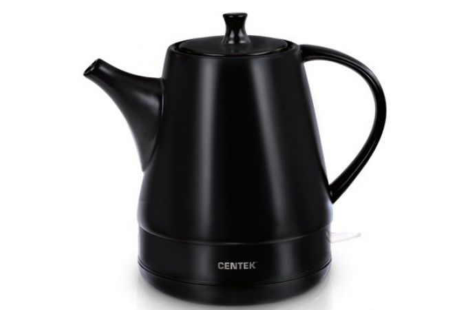 Чайник CENTEK CT-0063 Astana черный 1500Вт, 1,2л, черная керамика, матовый