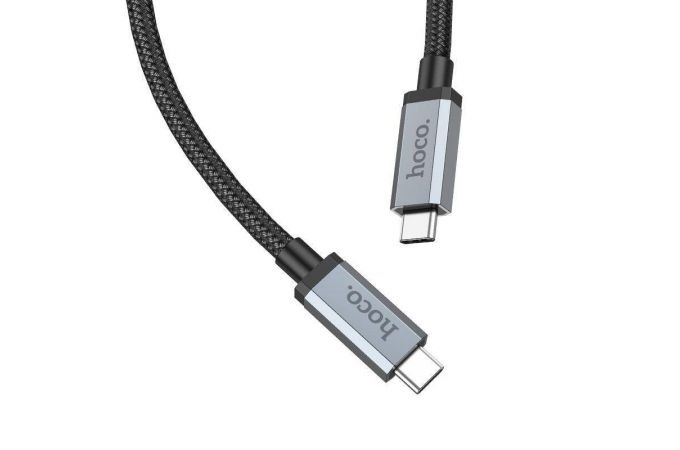 Кабель USB Type-C - USB Type-C HOCO US06, 5A PD100W (черный) 2м USB3.2
