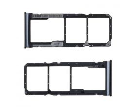 Держатель SIM для Xiaomi Redmi Note 8/ 8 2021 (M1908C3JC/ M1908C3JGG) Черный