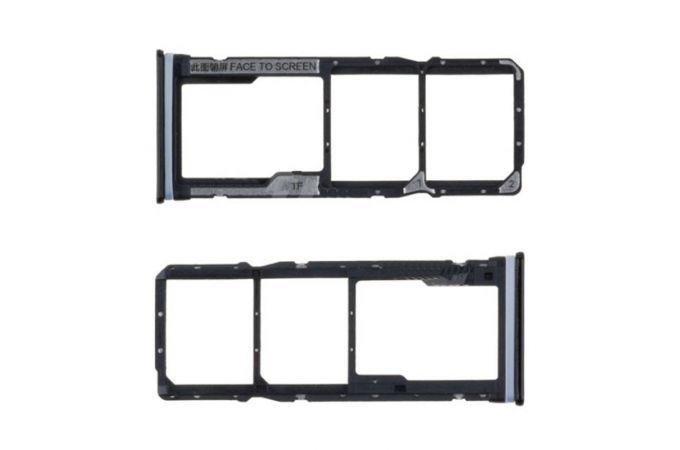 Держатель SIM для Xiaomi Redmi Note 8/ 8 2021 (M1908C3JC/ M1908C3JGG) Черный
