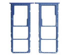 Держатель SIM для Huawei Honor 7A/ Y5 2018/ 7A Pro/ 7C/ Y6 2018 (синий)