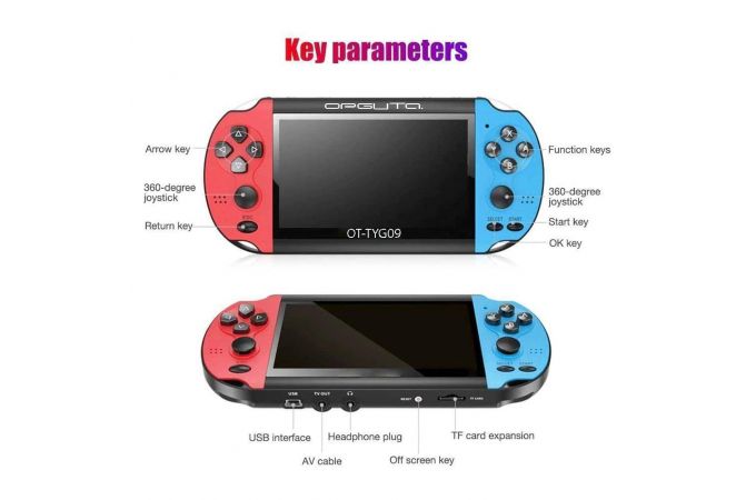 Портативная игровая приставка Орбита OT-TYG09 (8/16/32 bit)