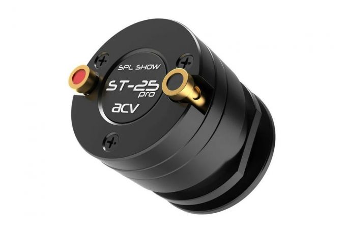 Автомобильная акустика ACV ST-25 PRO ВЧ динамик SPL SHOW 9,8",RMS=150Вт