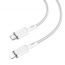Кабель USB Type-C - Lightning BOROFONE BX90 Union PD (белый) 1м