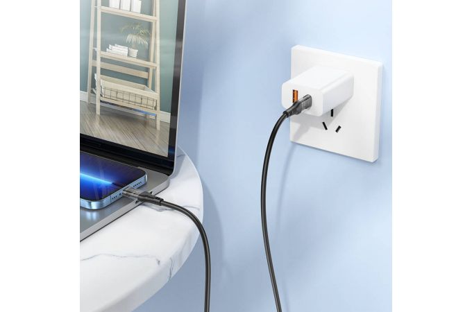 Кабель USB Type-C - Lightning BOROFONE BU37 PD (белый)