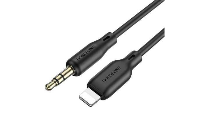 Кабель аудио BOROFONE BL18 (штекер Lightning - штекер AUX) Digital audio conversion cable (черный)