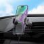 Держатель автомобильный для телефона HOCO HW4 Jorney wireless fast charging car holder (в воздуховод) черный