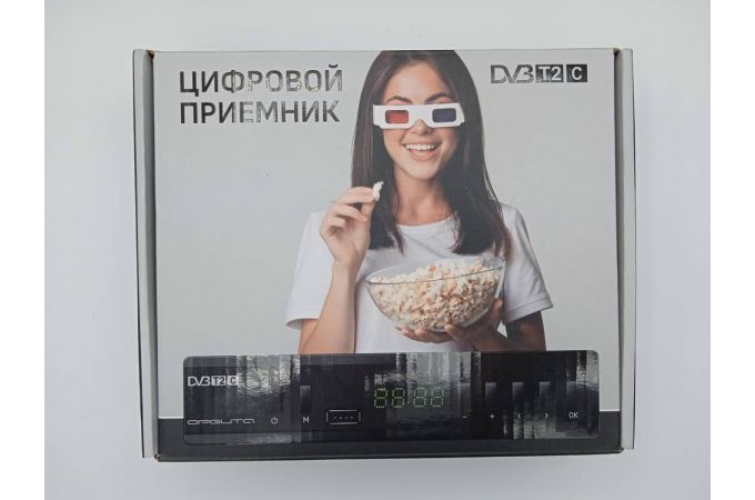 ТВ ресивер DVB-T2/C Орбита OT-DVB28 (Wi-Fi) (УЦЕНКА! ПОСЛЕ РЕМОНТА)