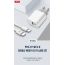 Сетевое зарядное устройство USB + кабель Type-C XO L63 15W QC3.0 White