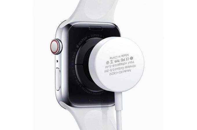 Беспроводное зарядное устройство для Apple Watch XO CX012 Plastic Magnetic watch wireless charger with USB Port (белый)