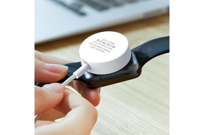 Беспроводное зарядное устройство для Apple Watch XO CX012 Plastic Magnetic watch wireless charger with USB Port (белый)