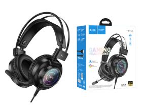 Наушники мониторные проводные HOCO W110 Resource gaming headphones (черный)