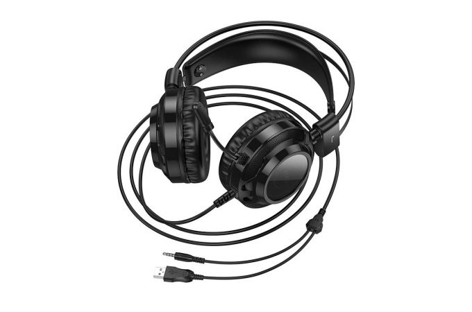 Наушники мониторные проводные HOCO W110 Resource gaming headphones (белый)