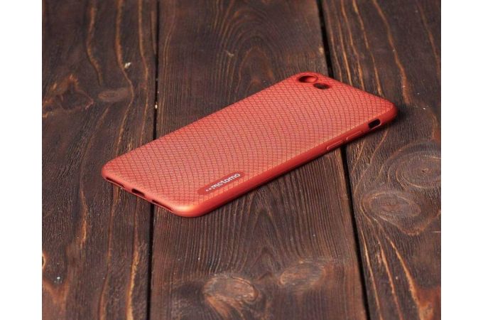 Чехол резиновый IPhone 7/8 (4.7) Motomo (красный)