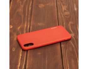 Чехол резиновый iPhone X Motomo (красный)