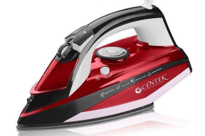 Утюг CENTEK CT-2344 красный 2400 Вт,керам.подошва
