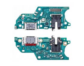 Шлейф для Realme C51 (RMX3830) с разъемом зарядки + разъем гарнитуры (плата) org