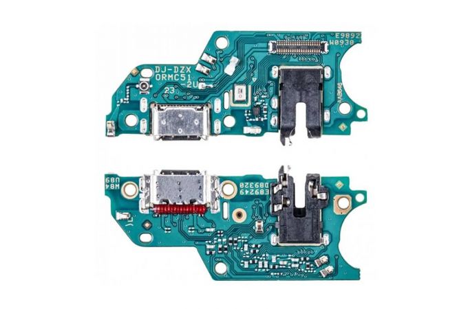 Шлейф для Realme C51 (RMX3830) с разъемом зарядки + разъем гарнитуры (плата) org