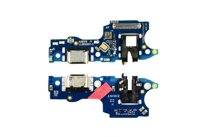 Шлейф для Realme C55 с разъемом зарядки + разъем гарнитуры (плата) org