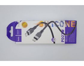 Кабель USB Type-C - Lightning HOCO X109 Energy PD (черный) 2м (силиконовый) (УЦЕНКА! МЯТАЯ УПАКОВКА)