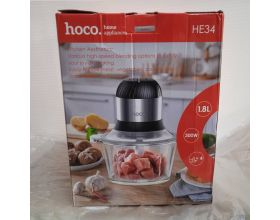 Измельчитель кухонный электрический HOCO HE34 1,8л стеклянный (УЦЕНКА! МЯТАЯ УПАКОВКА)