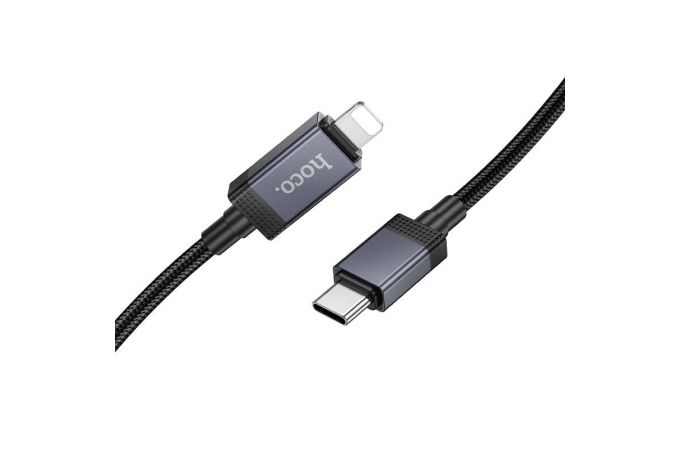 Кабель USB Type-C - Lightning HOCO X118 Generous PD27W (черный)